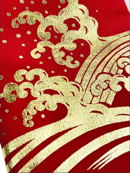 画像10: 箔付きポシェット【荒波】　選べる５カラー (10)