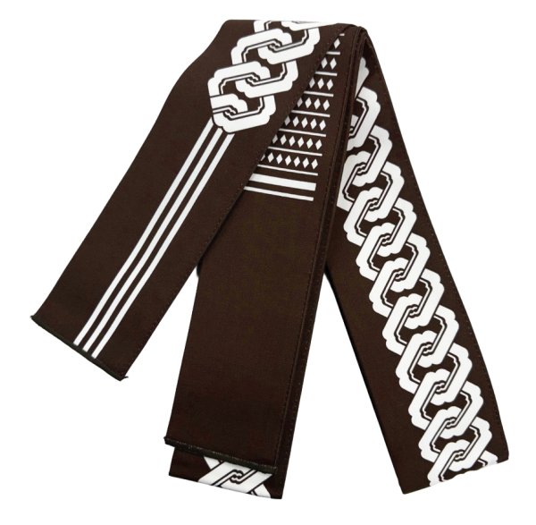 画像7: 芯入り　半纏帯（祭り法被腰紐）　【吉原つなぎ・ソロバン玉】　61100 61101 61102 (7)