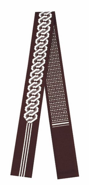 画像3: 芯入り　半纏帯（祭り法被腰紐）　【吉原つなぎ・ソロバン玉】　61100 61101 61102 (3)