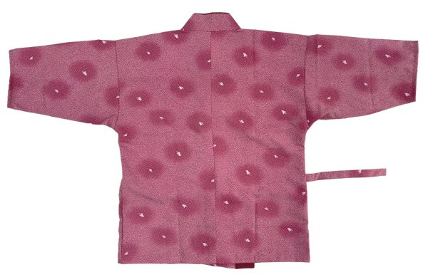 画像8: 作務衣・上着【千鳥・ローズ】Ｍ・Ｌ寸 (8)