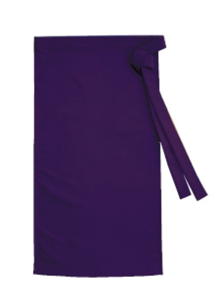 画像3: 前掛け　紫　赤　紺　町娘の前掛け (3)