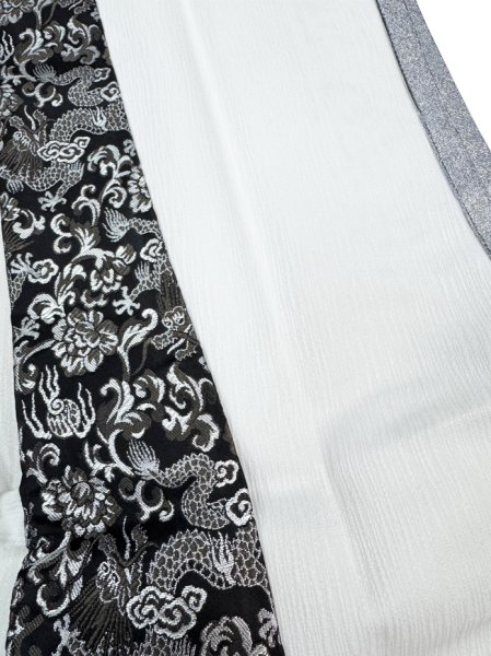 画像4: 陣羽織（丈長）　龍/白 (4)