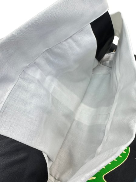 画像8: 【受注生産】三番叟衣裳（黒地）Ｍ・Ｌ寸 [さんばそう えぼし 日舞 寿三番叟 寿式三番叟 民謡 歌舞伎 祭り 踊り 舞台用 衣装 小道具] (8)