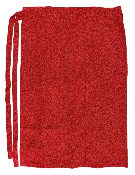 画像6: 和風スカート【江戸小紋・朱赤】Ｍ・Ｌ寸 (6)