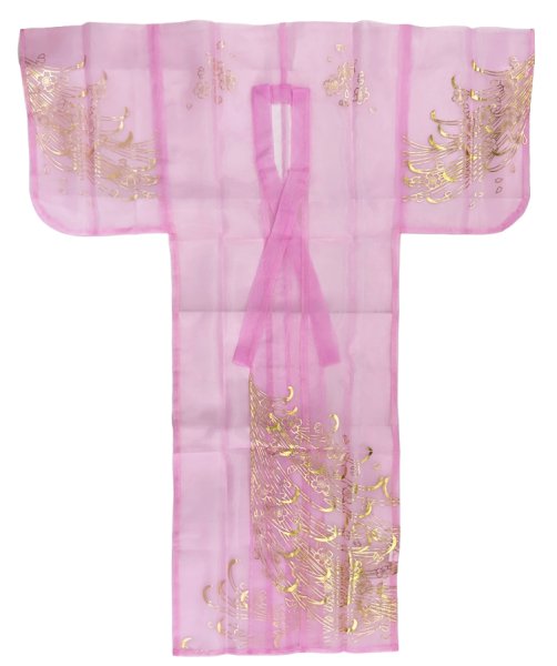 画像5: かつぎ　箔加工　ピンク　桜柄（かつぎ仕立／掛け仕立） (5)