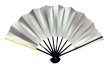画像5: 舞扇　金銀　黒塗骨　９寸５分（約２８.８ｃｍ）扇子箱なし (5)