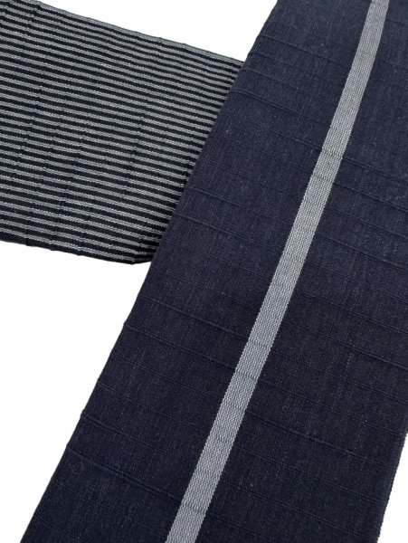 画像13: 男物　綿唐桟帯　選べる７色　s4181 s4182 s4183 s4184 s4185 s4186 s4187 (13)