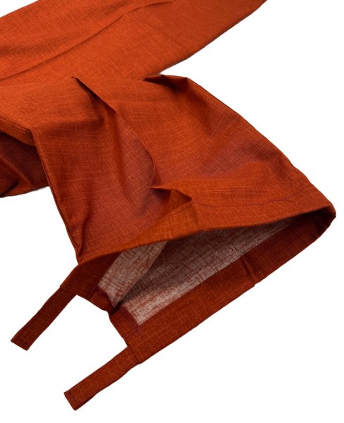 画像11: 女性用　二部式作務衣　赤錆色（あかさびいろ）系 (11)