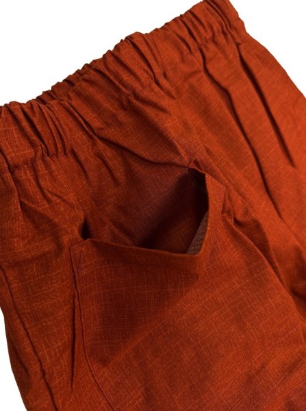 画像10: 女性用　二部式作務衣　赤錆色（あかさびいろ）系 (10)