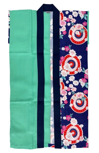 画像2: よさこいコスチューム（男女兼用）【蛇の目傘（助六）・桜】 (2)