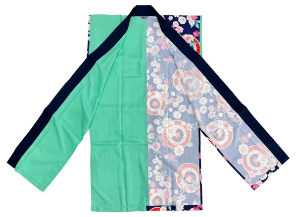 画像3: よさこいコスチューム（男女兼用）【蛇の目傘（助六）・桜】 (3)