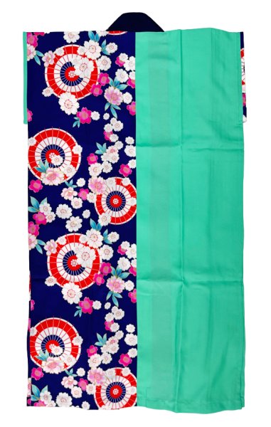 画像4: よさこいコスチューム（男女兼用）【蛇の目傘（助六）・桜】 (4)