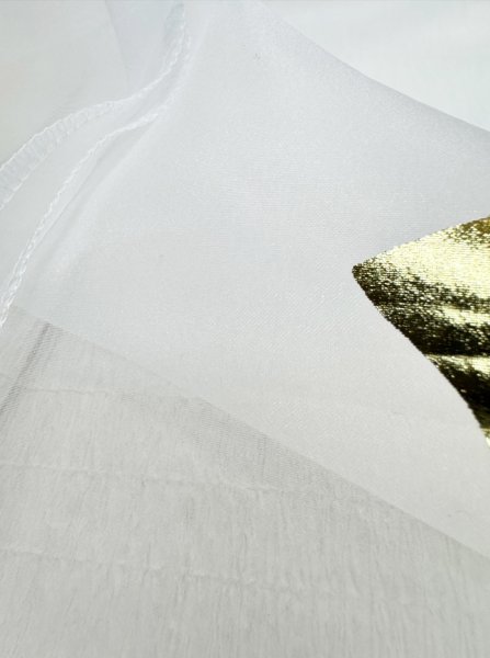 画像11: かつぎ　箔加工　白（かつぎ仕立／掛け仕立） (11)