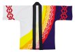 画像3: お祭り法被：半纏帯別売【環つなぎ】（白系・青系） (3)