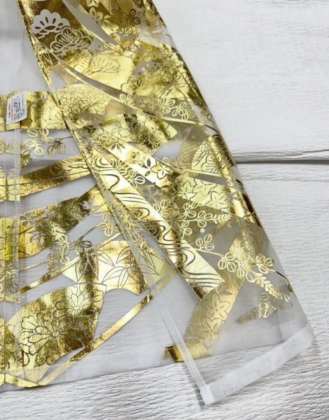 画像10: かつぎ　箔加工　白（かつぎ仕立／掛け仕立） (10)