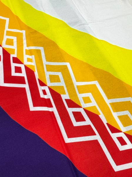 画像4: お祭り法被：半纏帯別売【環つなぎ】（白系・青系） (4)