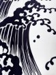 画像6: 【男仕立】イベント用仕立て上がり絵羽浴衣　M・Ｌ寸【荒波】紺色 (6)