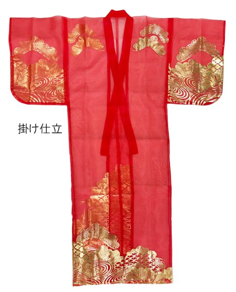 画像8: かつぎ　箔加工　赤（かつぎ仕立／掛け仕立） (8)
