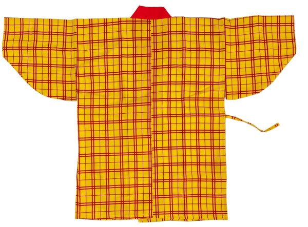 画像6: 【茶摘み衣裳（衽付長半纏）】格子 (6)