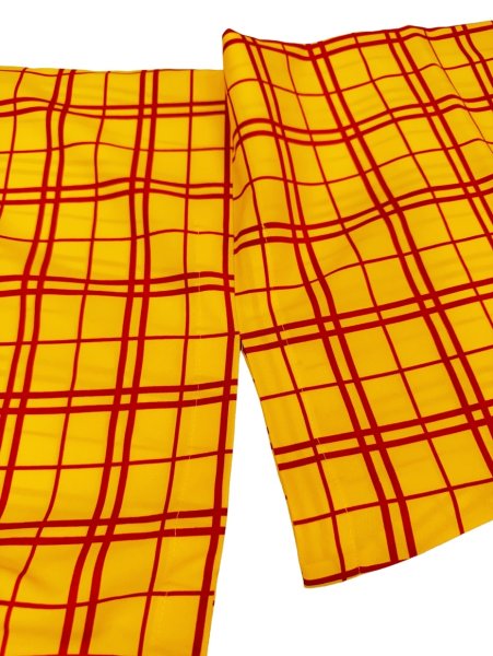 画像5: 【茶摘み衣裳（衽付長半纏）】格子 (5)
