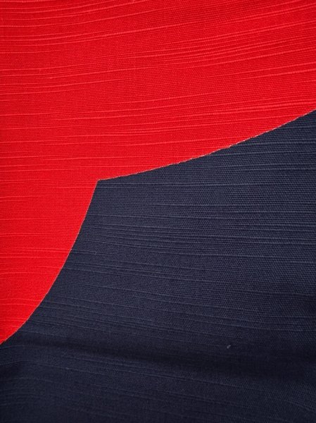 画像4: 【屋内防災加工済】のれん 【ゆ】　幅９０ｃｍ・長さ１２０ｃｍ (4)