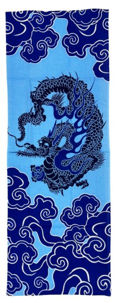 画像2: 手拭い 【雲龍】９０ｃｍ（１本単位） 手ぬぐい 日本てぬぐい (2)