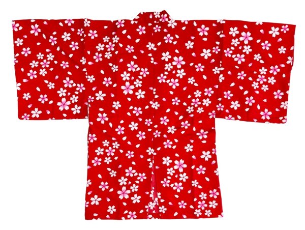 画像3: 袴下着物（男単衣仕立）　桜 (3)