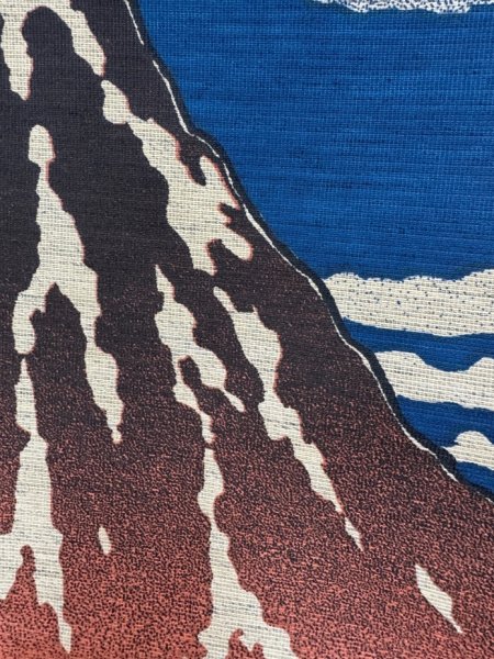 画像5: のれん【富嶽三十六景 凱風快晴　赤富士】　幅８５ｃｍ・長さ１５０ｃｍ (5)