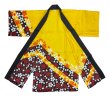 画像3: お祭り・踊り長法被・半纏帯別売　桜　黄系 (3)
