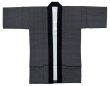 画像5: お祭り長法被・半纏帯別売　松葉に「三つ巴」　顔料染　シルクプリント ロング法被 (5)