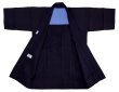 画像6: 本染半纏「庭」【硫化染め 濃紺】綿１００％ (6)
