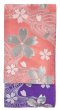 画像6: 女物　仕立四寸帯【七宝・亀甲花菱・桜・流水桜・扇面】s4423 s4427 s4428 s4429 s4430 (6)