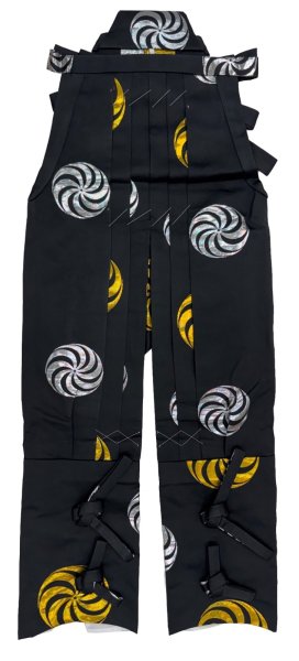 画像3: 金襴たっつけ袴（腰板付）　獅子毛　Ｍ・Ｌ寸　手古舞 和太鼓 獅子舞 (3)