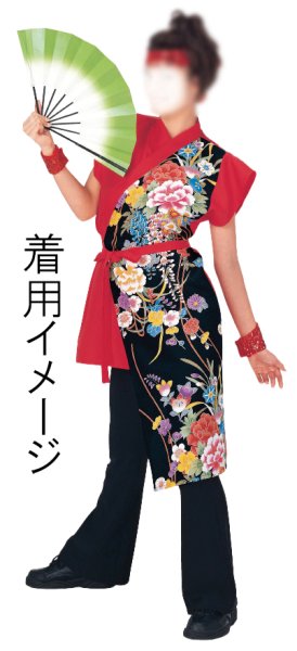 画像2: よさこいコスチューム（レディース）赤 (2)