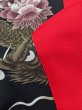 画像5: よさこいコスチューム（男女兼用）黒地（龍・牡丹・菊・桜）・赤衿　スリットあり (5)